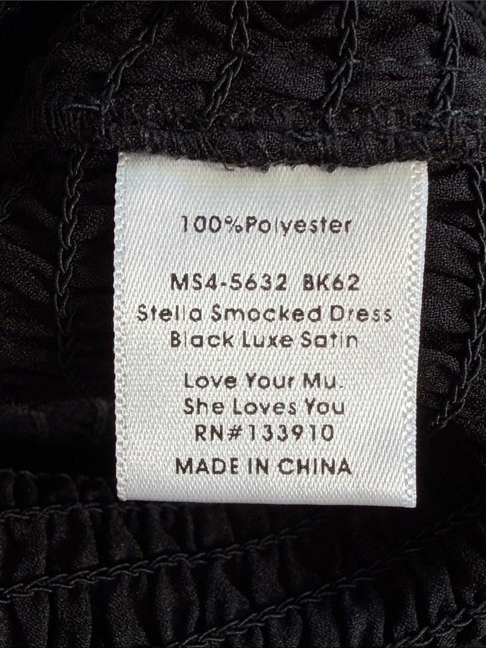 NWT Show Me Your MuMu Stella Black Smocked Midi Dress Size XL Party Guest - Picture 9 of 11